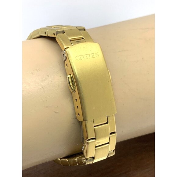 Citizen Women's Watch ER0222-56D Mother of Pearl White Dial Gold Quartz 30mm - Picture 10 of 13